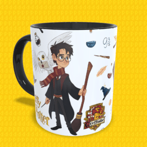 Caneca Harry Potter Hogwarts Alta Qualidade de Imagem Caneca Presente Caneca de Café